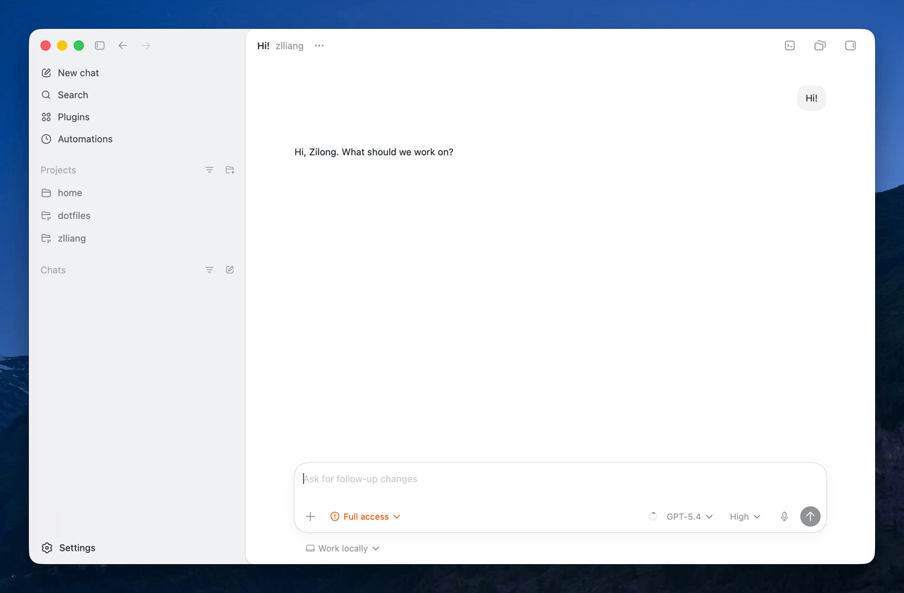 Codex app